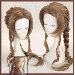 Games Final Fantasy Aerith Cosplay Wigs 