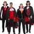 Adult Vampire Duke Costume – Gothic Devil Roleplay Outfit for Halloween Parties, Cosplay & Stage Performance, Unisex Polyester Set