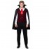 Adult Vampire Duke Costume – Gothic Devil Roleplay Outfit for Halloween Parties, Cosplay & Stage Performance, Unisex Polyester Set