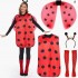 Adult Ladybug & Bee Costume Set – Fun Insect Role Play Outfit for Halloween Parties, Carnivals & Themed Events, Polyester Street Style