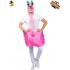 Pink Flamingo Costume for Adults, Unisex Carnival Party, Halloween Role Play, Funny Animal Stage Performance Outfit