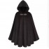 Medieval Suede Cloak - Fantasy Renaissance Faire Cosplay Costume, Halloween Viking Warrior Cape
