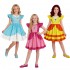 Girls Super Mario Princess Costume – Peach, Daisy & Rosalina Flying Sleeve Dresses for Halloween, Birthday Parties & School Plays