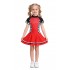 Girls Race Car Driver Costume – Checkered Flag Dress for Halloween, Cheerleading & Pretend Play