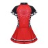 Girls Race Car Driver Costume – Checkered Flag Dress for Halloween, Cheerleading & Pretend Play