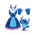 Stitch Girls Dress, Cartoon Cosplay Tutu Dress for Kids, Cute Lilo & Stitch Costume Party Wear