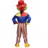 Halloween Clown Costume for Kids, Joker Suit with Hat & Mask for Boys & Girls, Party Cosplay Full Set