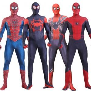 Premium Spider-Man 3D Print Bodysuit: Heroic Adventure, Iron Spider & Miles Morales Kids & Adults Cosplay Suit