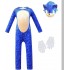 Sonic the Hedgehog Kids Costume – Yellow & Blue Cartoon Roleplay Outfit for Halloween Parties, Dance Performances & Cosplay