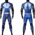 Marvel Fantastic Four Cosplay Costume – Blue Full Body Jumpsuit for Halloween & Comic Con