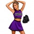 Cheerleader Costume Set for Adults – Soccer Cheer Squad Uniform, Dance Team Performance Outfit, Spirit Wear Dress for Game Day & Events