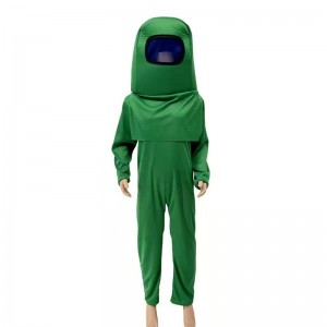 Simple Kids Astronaut Costume Set, Solid Color Space Suit for Boys & Girls Role Play, Multi-Color Options,