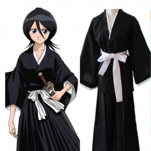 Bleach Ichigo Kurosaki Bankai Kimono Cosplay Costume – Unisex Anime Haori for Halloween, Conventions & Parties