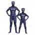 Black Panther Cosplay Jumpsuit Bodysuit for Adults & Kids – Unisex Superhero Role Play Halloween Costume, Streetwear Style, Milk Silk Fabric