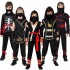 Kids Ninja Costume Set - Japanese Samurai Role Play Outfit for Halloween, Street Style Party & Fantasy Stage Performance