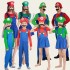 Adult & Kids Mario Costume for Halloween, Cosplay, Anime Party - Super Mario Role Play Outfit