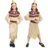 Unisex Adult Gray & White Native Warrior Costume – Halloween Cosplay, Stage Performance & Masquerade Outfit
