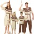 Unisex Adult Gray & White Native Warrior Costume – Halloween Cosplay, Stage Performance & Masquerade Outfit