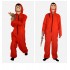Money Heist Red Jumpsuit Halloween Costume – Unisex Adult & Kids Cosplay Outfit with Optional Mask | TV Show Role Play Set