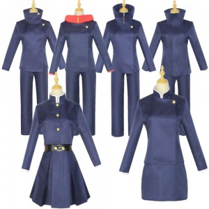 Anime Jujutsu Kaisen Cosplay Costume Set - Yuji Itadori, Satoru Gojo, Nobara Kizuki Outfits
