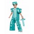 Minecraft Diamond Armor Costume, Full Body Zip-Up Suit for Kids & Adults Role Play Party Cosplay