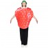 YOUCOS Strawberry Cosplay Costume for Adults, Fun Party Role Play Costume, Unisex Fruit Theme Stage Performance Outfit