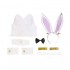 Anime DARLING in the FRANXX 02 Zero Two Bunny Girl White Cosplay Costumes