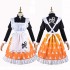 Anime Demon Slayer Kimetsu no Yaiba Zenitsu Agatsuma Lolita Maid Cosplay Costumes