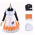 Anime Demon Slayer Kimetsu no Yaiba Zenitsu Agatsuma Lolita Maid Cosplay Costumes