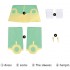 Anime Cardcaptor Sakura: Clear Card Sakura Frog Raincoat Cosplay Costumes
