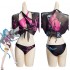 Game LOL Arcane Jinx Loose Cannon Swimsuit Cosplay Costume