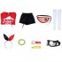 Game Genshin Impact Pizza Hut Amber Cosplay Costumes