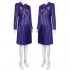 The Addams Family Wednesday Addams Purple Uniform Cosplay Costume