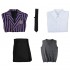 The Addams Family Wednesday Addams Eugene Otinger Nevermore Academy Uniform Cosplay Costumes