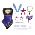 Game Genshin Impact Kamisato Ayaka Bunny Girl Cosplay Costumes
