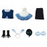 Game Genshin Impact Cryo Abyss Mage Outfit Cosplay Costumes