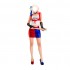 Movie Suicide Squad Harley Quinn T shirt Cosplay Costumes