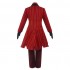 Hazbin Hotel Alastor Red Uniform Outfit Full Set Halloween Cosplay Costumes