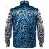 Tiger King Joe Exotic Shirt Yellow Blue Sequin Full Set Cosplay Costume