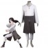 Anime Naruto Hyuga Neji Ninja Battle Set Outfit Halloween Cosplay Costume