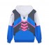 Game OW Overwatch D.Va Hana Song Fleece Lined Hoodie Jacket Cosplay Costumes