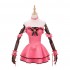 Anime Date A Live Kurumi Tokisaki Pink Cat Maid Dress Cosplay Costume