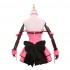 Anime Date A Live Kurumi Tokisaki Pink Cat Maid Dress Cosplay Costume