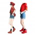 Anime Cells at Work Red Blood Cell Uniform Cosplay Costume with Hat