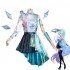 Game LOL KDA All Out Seraphine Superstar Fullset Cosplay Costumes With Wing Props