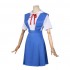 Neon Genesis Evangelion Asuka Langley Soryu Rei Ayanami High School Girl Uniform Cosplay Costume