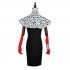 Movie Cruella De Vil Dalmatian Outfits Halloween Cosplay Costumes