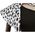 Movie Cruella De Vil Dalmatian Outfits Halloween Cosplay Costumes