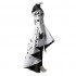 Movie Cruella De Vil Dalmatian Black White Halloween Cosplay Costumes