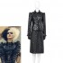 Movie Cruella de Vil Leather Fullsuit Halloween Cosplay Costumes